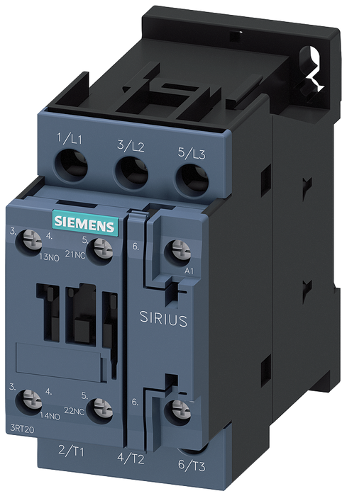 SIEMENS CONTACTOR,AC3:5,5KW 1NO+1NC AC230V 50HZ SKU: 3RT2024-1AP00