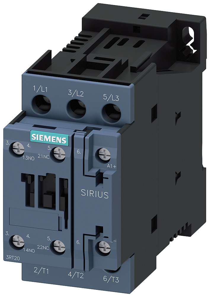 SIEMENS CONTACTOR  38A 18.5KW A 400V 3P BOB 110VDC 1NO 1NC