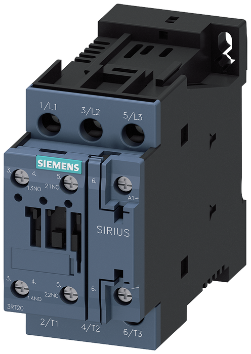 SIEMENS CONTACTOR 4KW/400V 1NA+1NC BOB 24VDC S0 C/CONECTIVIDAD