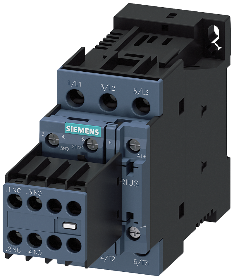 SIEMENS CONTACTOR 32AMPS B-24VDC S0 C/BLOCK AUX 2NA+2NC