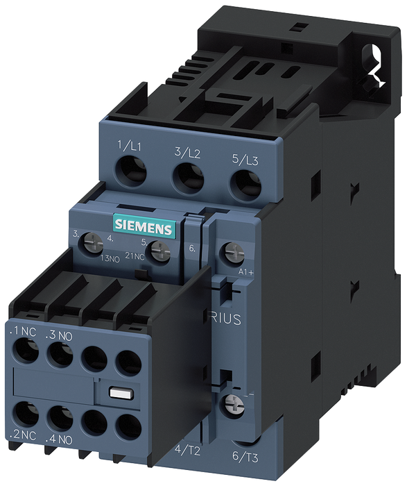 SIEMENS CONTACTOR 32AMPS B-24VDC S0 C/BLOCK AUX 2NA+2NC