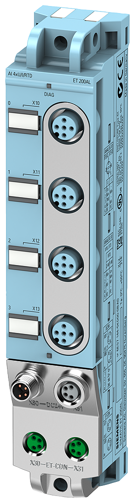 SIEMENS ET 200AL AI 4XU/I/RTD 4X M12 DEGREE OF PROTECTION IP67