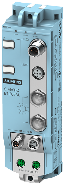 SIEMENS ET 200AL PROFIBUS INTERFACE MODULE IM 157-1 DP DEGREE OF PROTECTION IP67