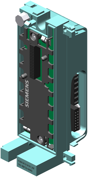 SIEMENS DP ELECTRONIC MODULES FOR ET 200 PRO 4 DI/4 DO 24 V DC 0 5A MODULE DIAGNOSTICS INCL BUS MODULE CONNECTION MODULE IO 6ES7194-4 00-0AA0 ORDER SEPARATELY