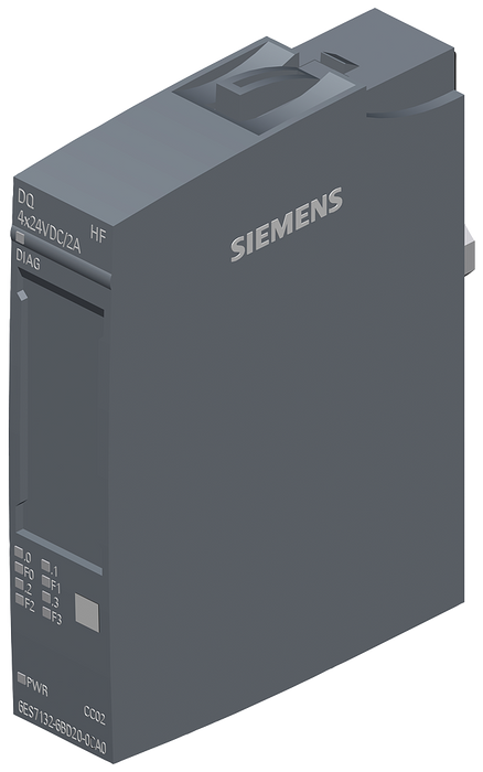 SIEMENS ET200SP modulo salidas digitales 4x24VDC/2A HF SKU: 6ES7132-6BD20-0CA0