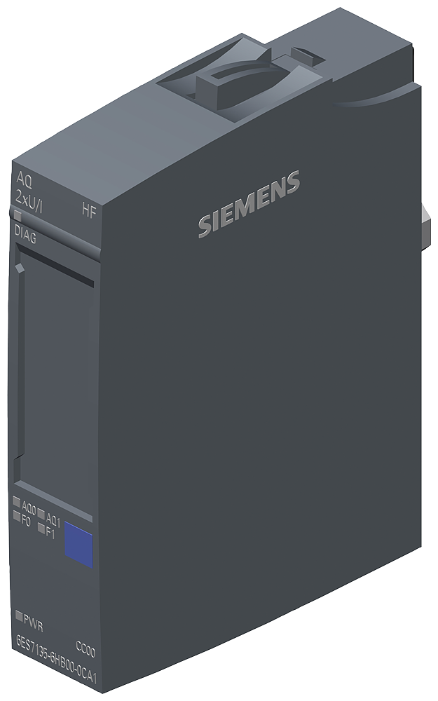 SIEMENS ET 200SP SALIDA ANALOGICA AQ 2 X U/I HIGH FEATURE APTO PA