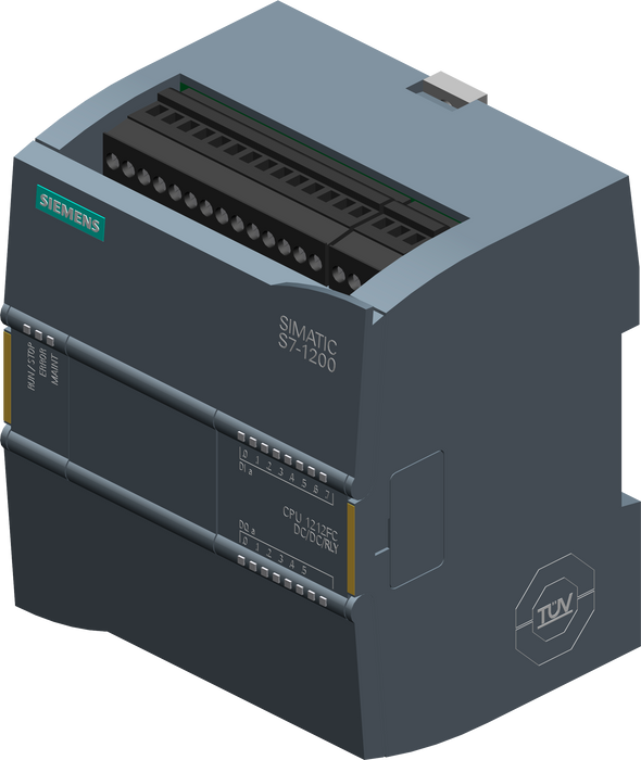 SIEMENS S7-1200 CPU 1212FC DC/DC/RLY 8ED-6SD 2EA 0-10V 100KB