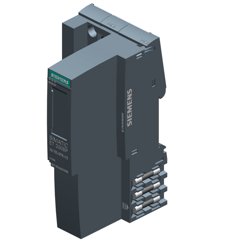 SIEMENS ET 200SP PROFINET INTERFACE MODULE IM155-6PN HIGH SPEED MAX 30 I/O MODULES 0 125 MS ISOCHRONOUS MODE MULTI-HOTSWAP INCL SERVER MODULE