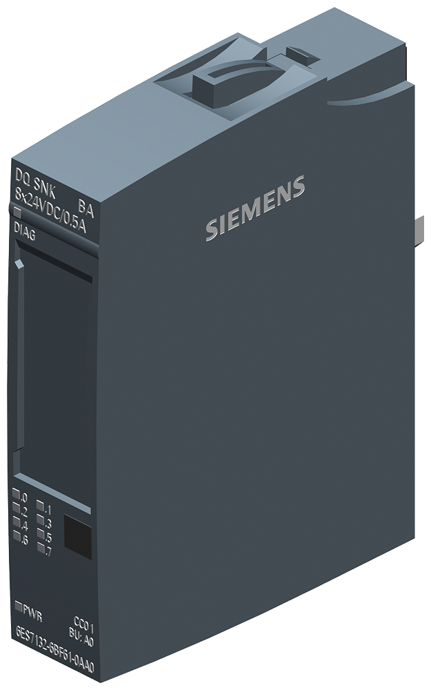 SIEMENS ET200SP 8 SAL DIG 24VDC 0.5A BASIC NPN (M) BU A0