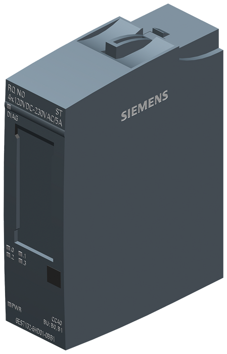 SIEMENS ET200SP modulo salidas a rele NO 4x120VDC230VAC/5APU10 SKU: 6ES7132-6HD01-2BB1
