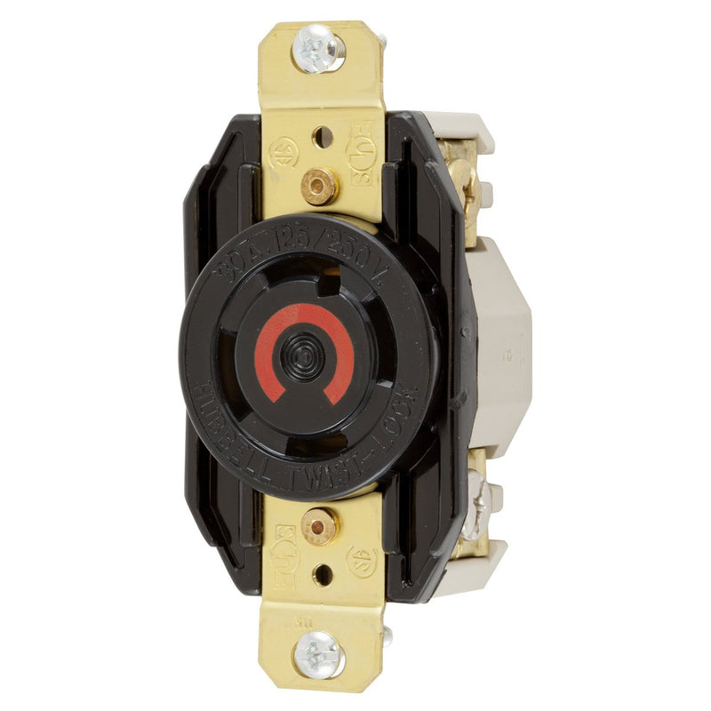 HUBBELL RECEPTACULO 3P4H 30AMP 125/250V L1430-R