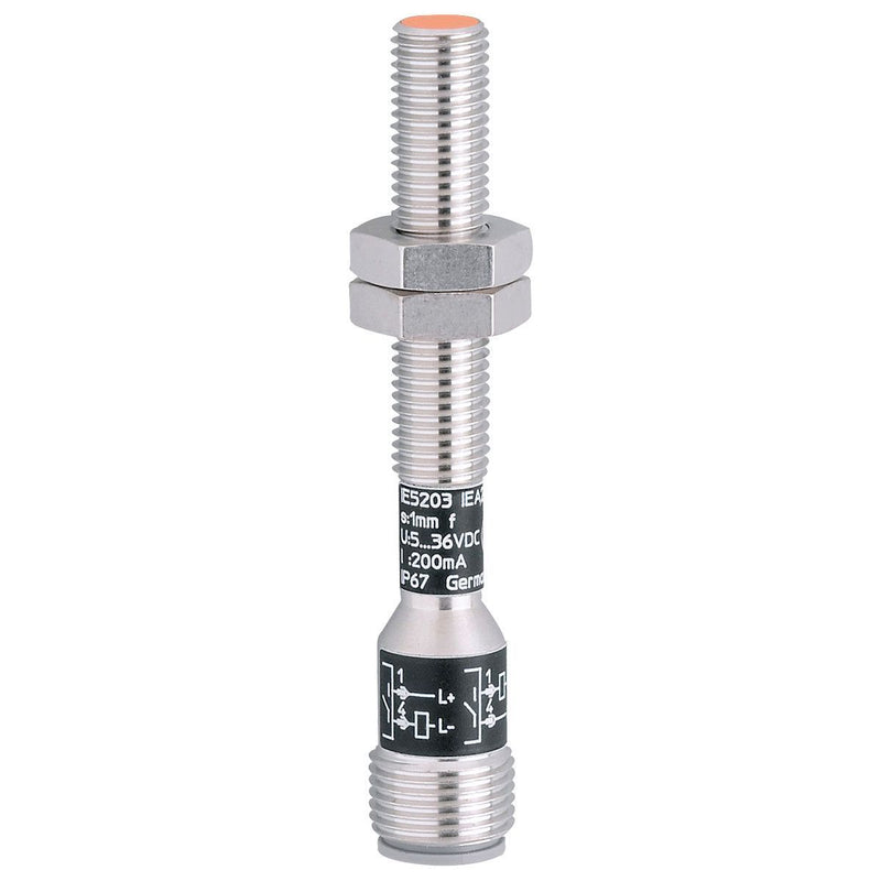 IFM EFECTOR SENSOR INDUCTIVO M8 BIPOLAR 5-36VDC SN=1MM S/CAB
