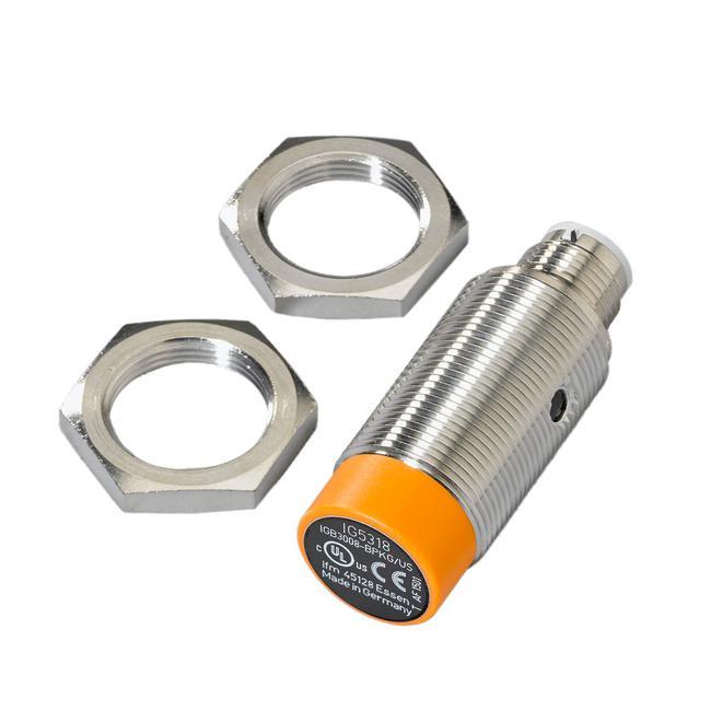 IFM EFECTOR SENSOR INDUCTIVO M18 PNP 18-36VDC SN=8MM