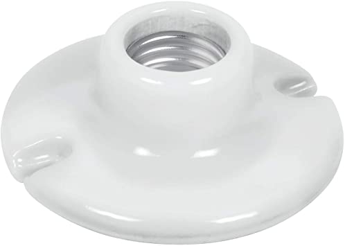 IUSA PORTALAMPARA REDONDO PORCELANA CHICO 3 1/4""