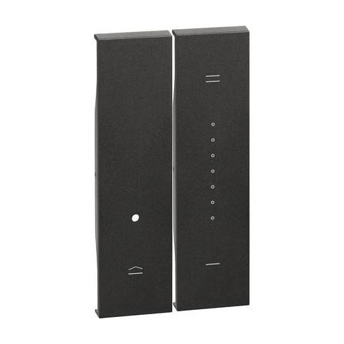 LIVING NOW CUBRETECLA DIMMER K4411 2 MOD. COLOR NEGRO