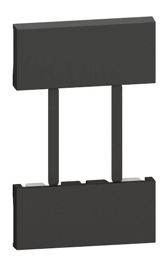 LIVING NOW CUBRETECLA TOMACORRIENTE 2MOD (KG4129-KG4126) NEGRO