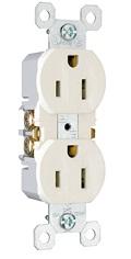 Leviton Contacto Duplex 15A 125Vac Marfil SKU: LV5320-ICP