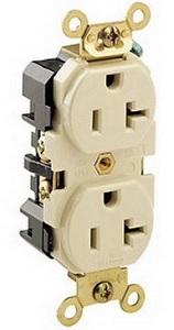 LEVITON CONTACTO DPX 2P+T/AISL 20A 125V BLANCO