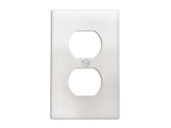 LEVITON PLACA P/CONTACTO DUPLEX BLANCO