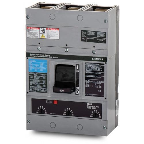 Siemens Interruptor Termomagnetico 3P 600V 600 Amps S-Zapatas SKU: LXD63B600