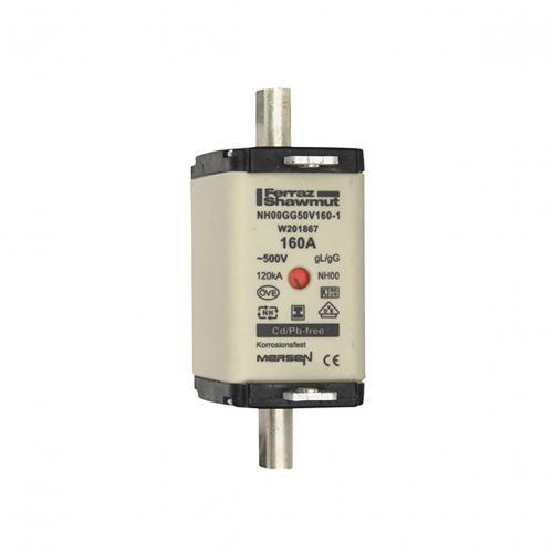 FERRAZ FERRAZ-SHAWMUT FUSIBLE NH 500V 160AMP C/INDICADOR NH00GG50V160