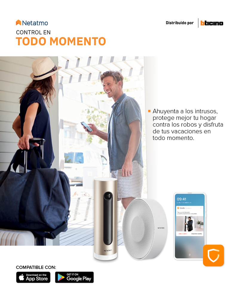 BTI NETATMO SIRENA INTERIOR INTELIGENTE