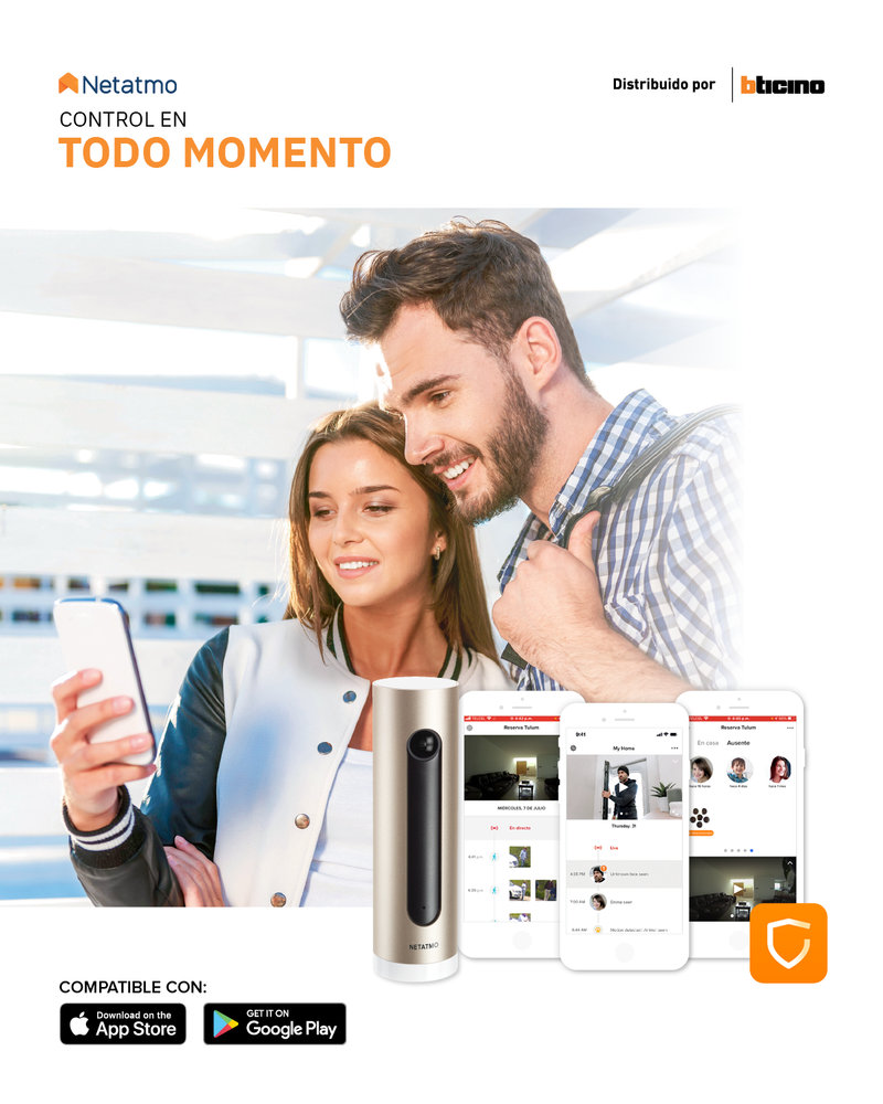 BTI NETATMO CAMARA DE INTERIOR INTELIGENTE - WELCOME