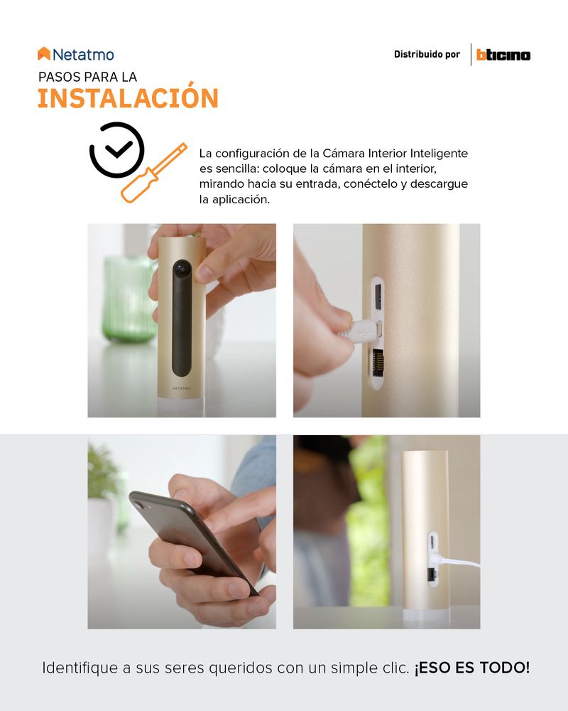 BTI NETATMO CAMARA DE INTERIOR INTELIGENTE - WELCOME