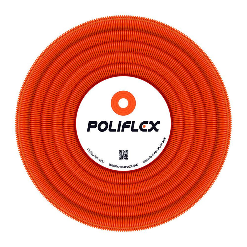 FLEXIPLUS NARANJA S/GUIA 1/2 (13mm) POR METRO
