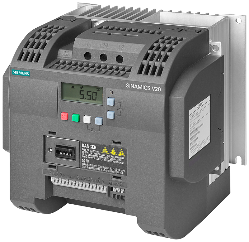 SIEMENS SINAMICS VARIADOR V20 7.5HP 380-480VAC C/BOPC/FILTRO