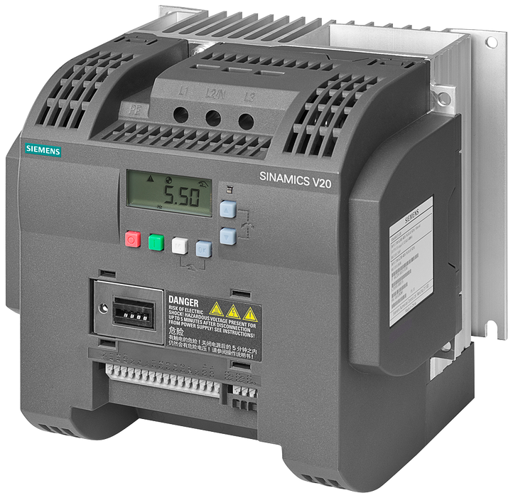 SIEMENS SINAMICS VARIADOR V20 7.5HP 380-480VAC C/BOPC/FILTRO