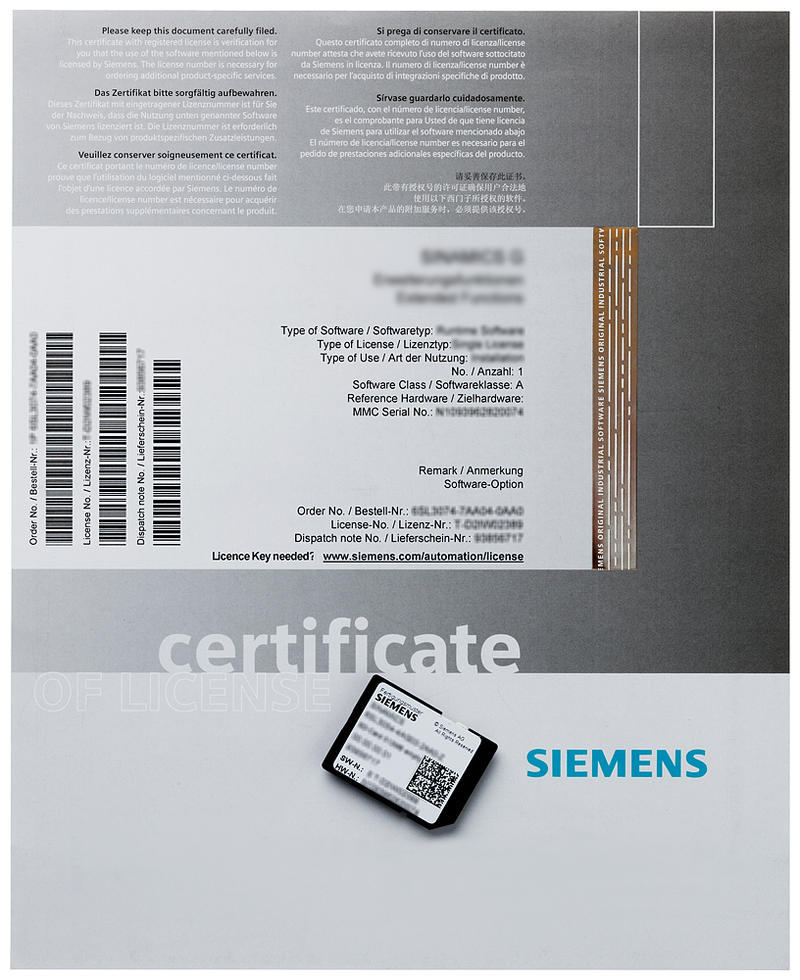 SINUMERIK 840D SL SOFTWARE OPERATE NCU