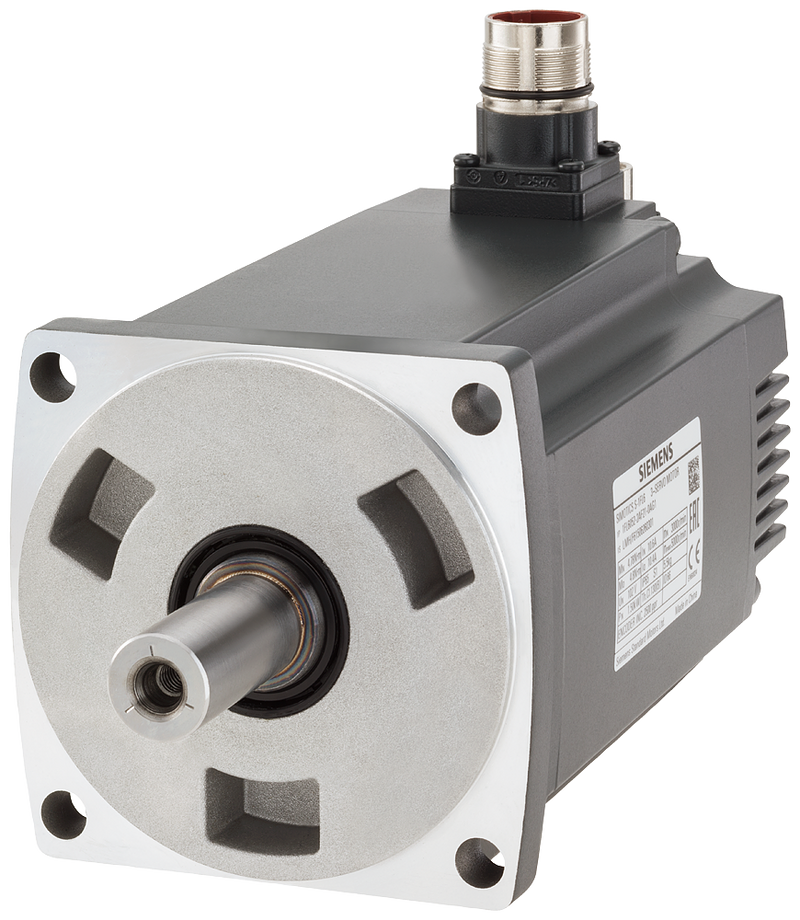 SIEMENS SERVOMOTOR 230VAC PN=2kW NN=3000 rpm M0=6.37Nm