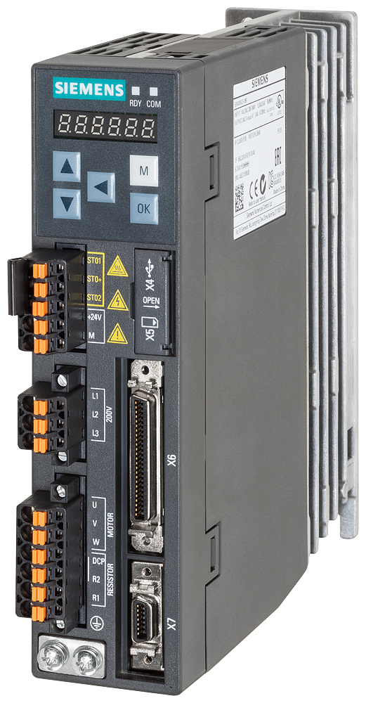 SIEMENS VARIADOR V90 0.13HP 220-240VAC C/PROFINET