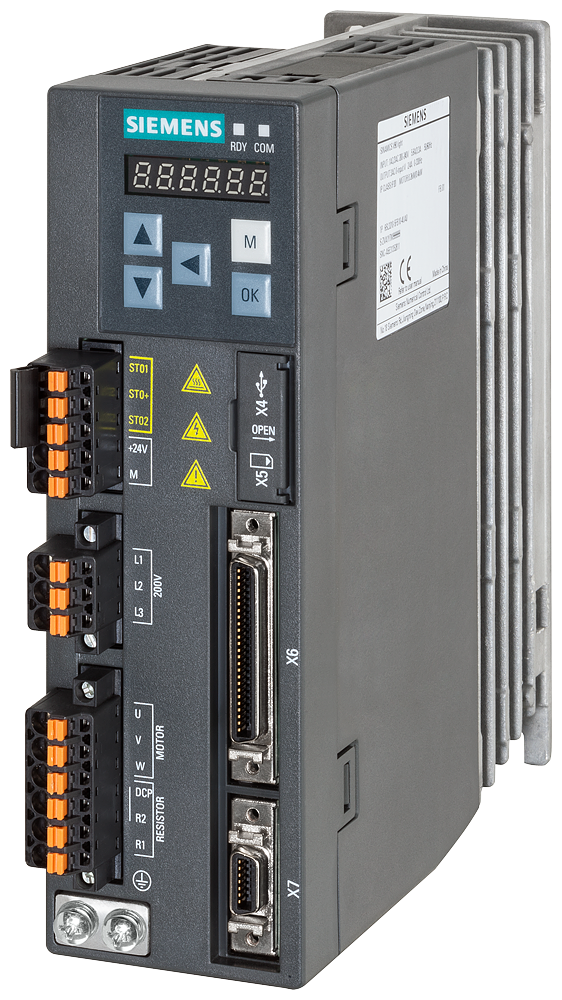 SIEMENS VARIADOR V90 0.40HP 200-240VAC