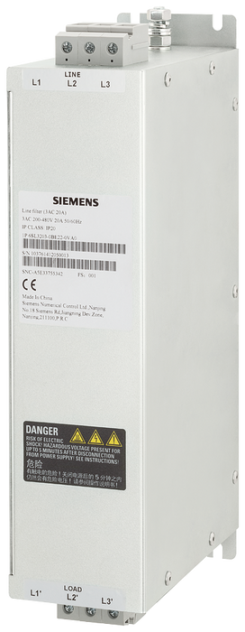 SINAMICS FILTRO 3AC 200V-480V 12A PARA SINAMICS V70/V90