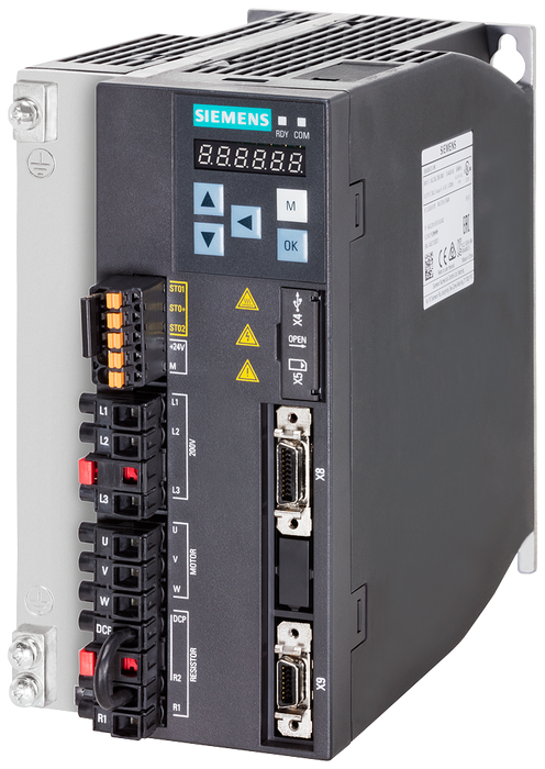 SIEMENS SINAMICS V90 DRIVE PROFINET 200-240VAC 1KW 6.3A