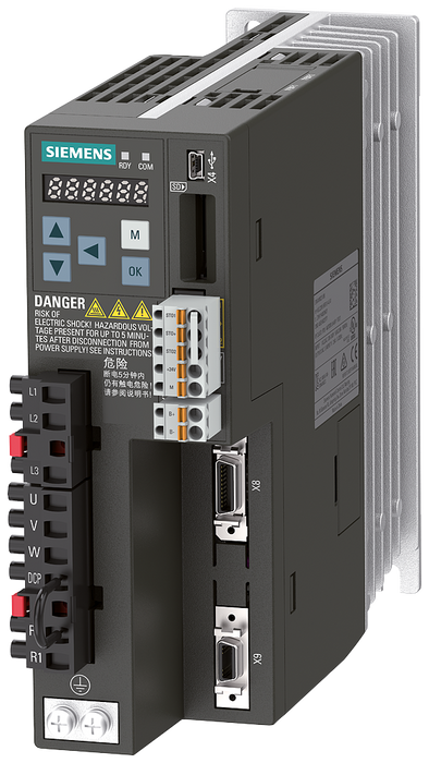 SIEMENS VARIADOR V90 0.13HP 380-480VAC C/PROFINET