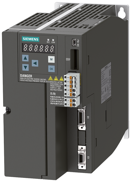 SIEMENS VARIADOR V90 2HP 380-480VAC C/PROFINET