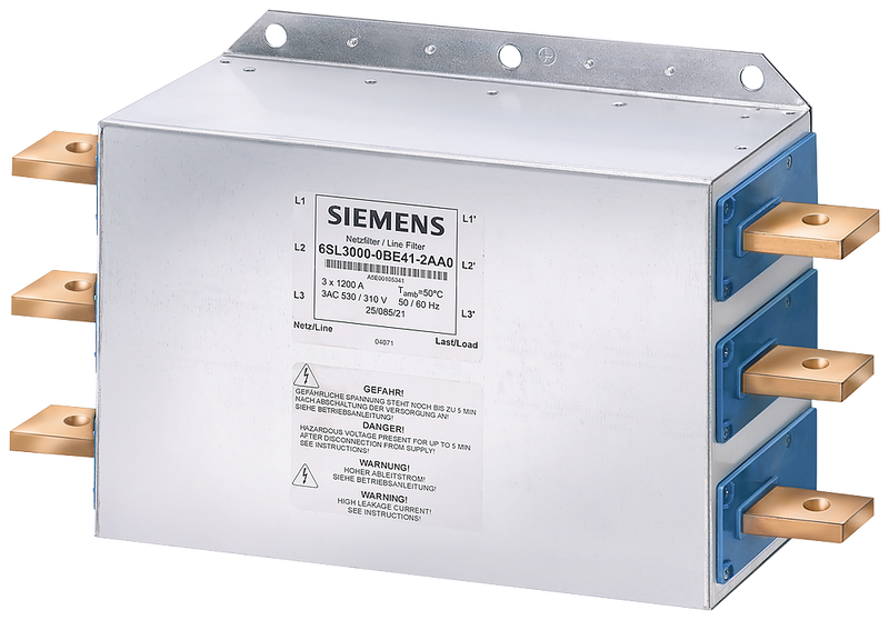 SIEMENS SINAMIC FILTRO DE RED DE ENTRADA 600A 3AC 380-480VAC