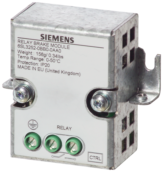 SIEMENS BRAKE RELAY FOR PM SKU: 6SL3252-0BB00-0AA0