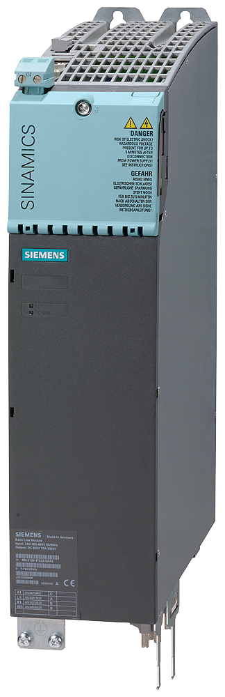 SIEMENS SINAMICS S120 BASIC LINE MODULE 380-480VAC 20KW 34A