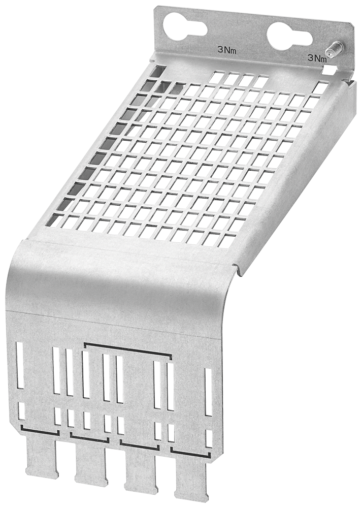 SIEMENS CHAPA CONEX PANTALLAS 100mm 45A/60A MOTOR MODULES