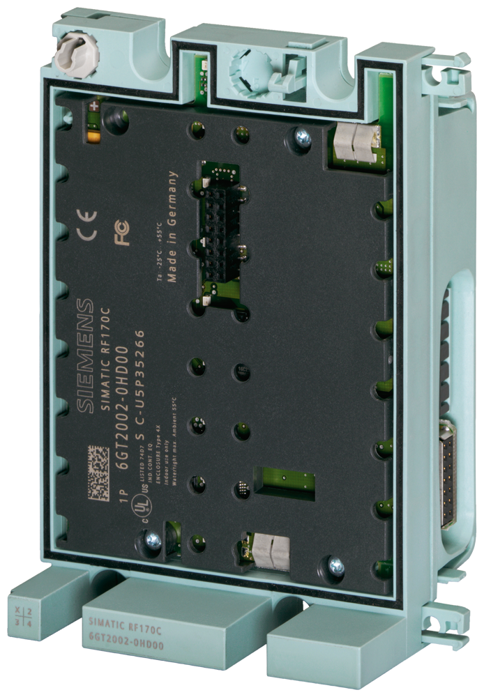 SIEMENS SIMATIC RF170C P/ET200PRO MOD BASE P/2 LECTS RS422 RS232