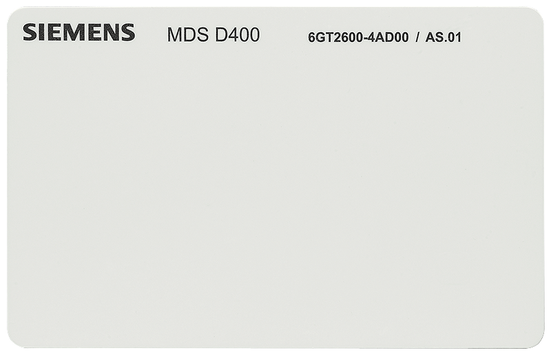 SIEMENS SIMATIC MDS TAG D400 RF200-RF300 85X54x8MM 2KBYTE