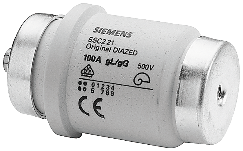 SIEMENS FUSIBLE BOTELLA (DIAZED) ACCION LENTA 100A