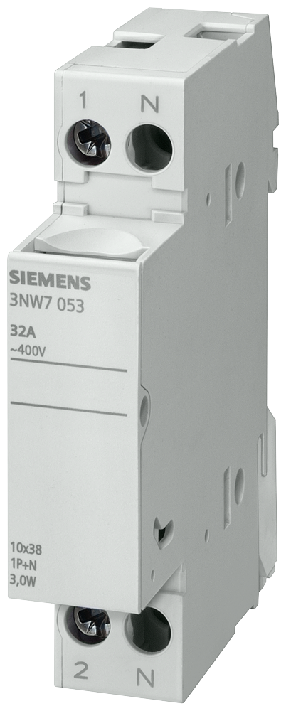 SIEMENA BASE PORTAFUSIBLE 2P P-FUS 8.5X31.5mm