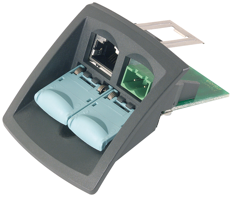 SIEMENS SIMATIC INSERTO CON 2 TOMAS RJ45 (EMPAQUE 4 PZAS)