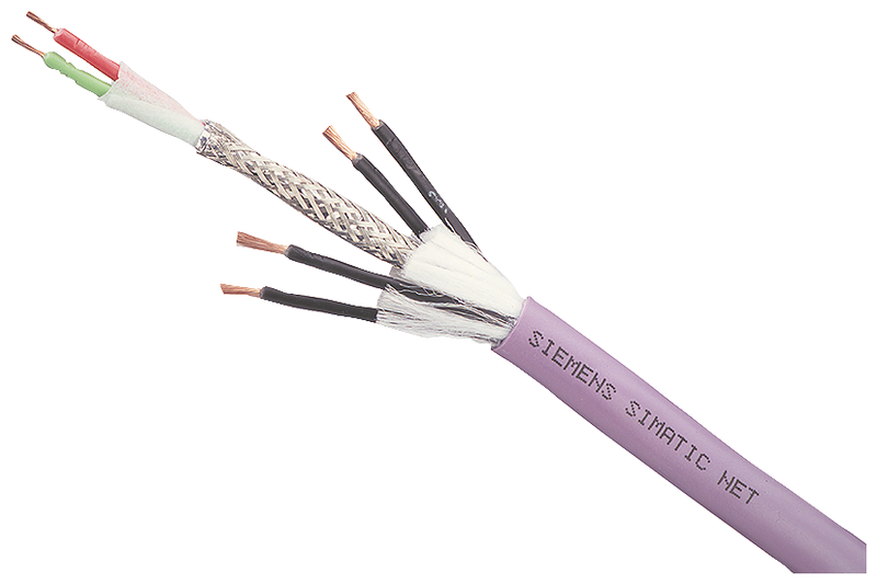 SIEMENS PROFIBUS ECOFAST HYBRID CABLE GP CON CONECTORES 15MTS