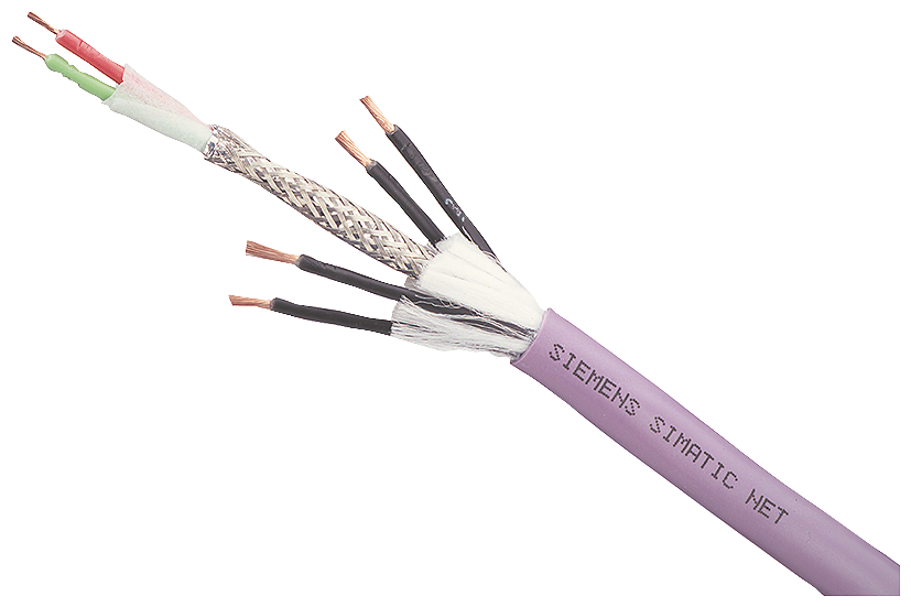 SIEMENS PROFIBUS ECOFAST HYBRID CABLE GP CON CONECTORES 15MTS